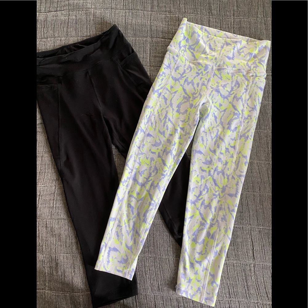 Two pair of girls size 10/12 leggings